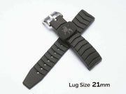 Grand Seiko 21Mm Lug-Size Silicone Strap & Buckle / Gs21_Black Silicone E005012J9 Accessories