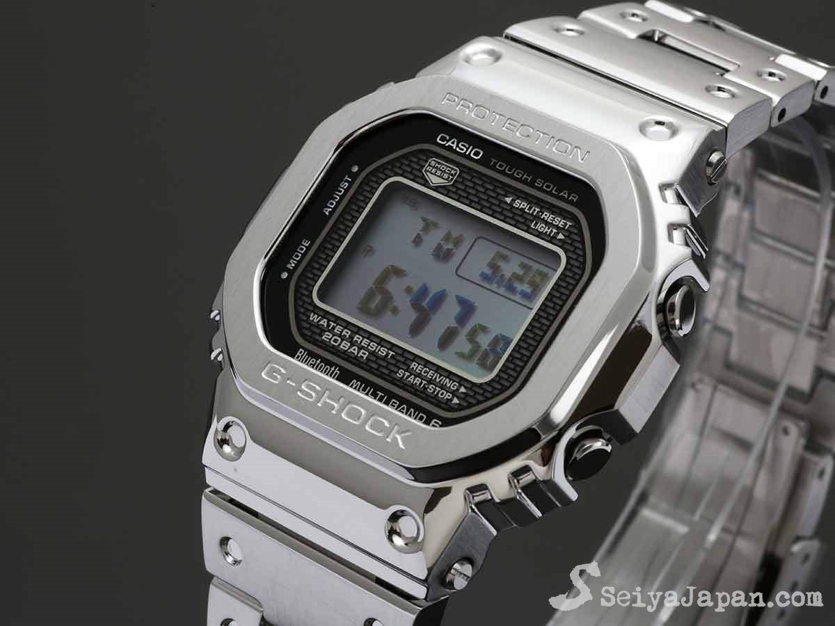 CASIO G shock GMW-B5000D-1JF Full Metal Stainless Steel / with Bluetoo